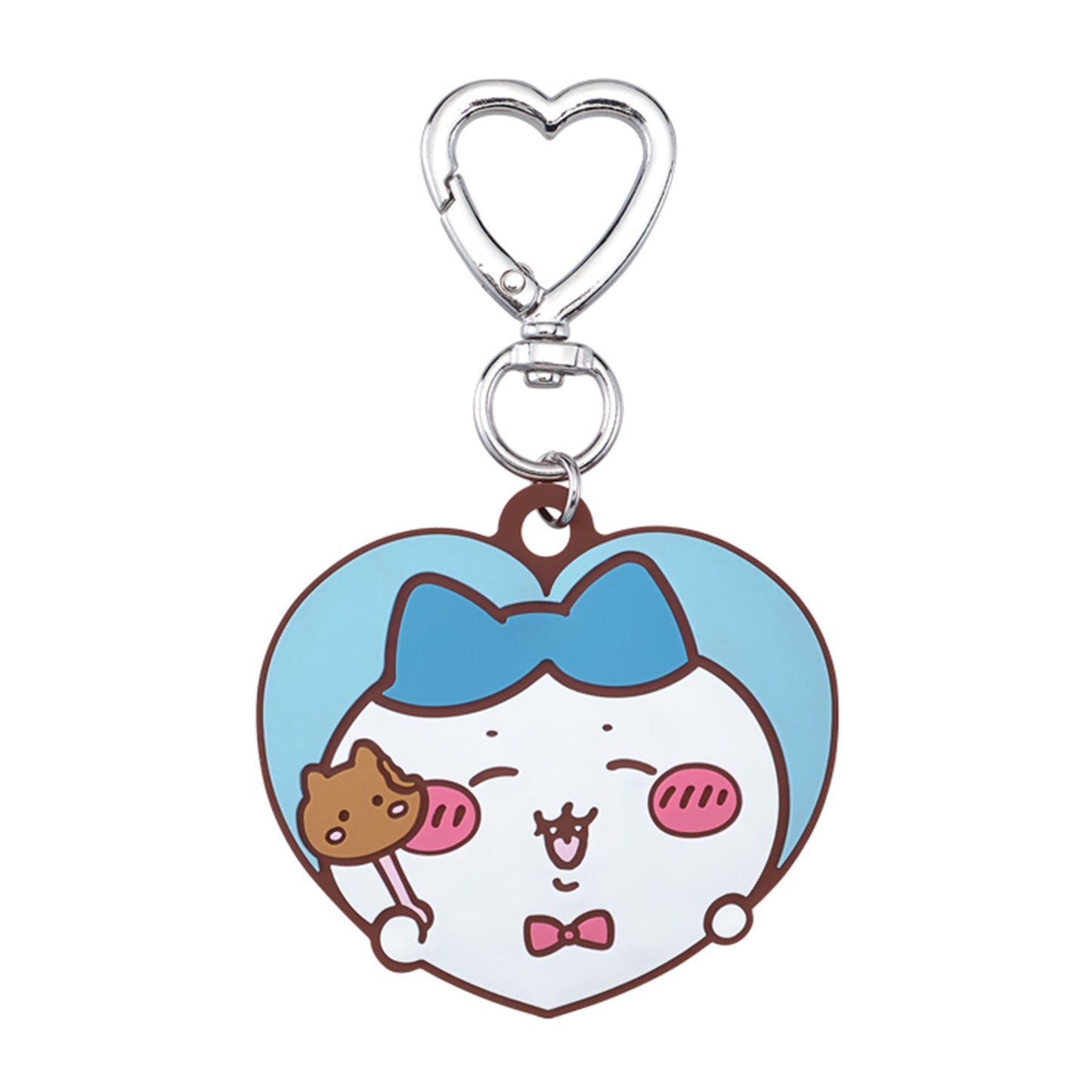 Chiikawa | Heart Rubber | Hachiware Keychain