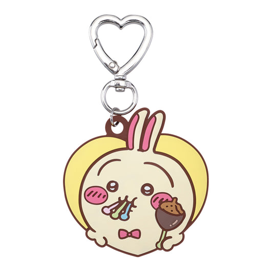 Chiikawa | Heart Rubber | Usagi Keychain