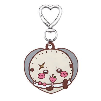 Chiikawa | Heart Rubber | Rakko Keychain