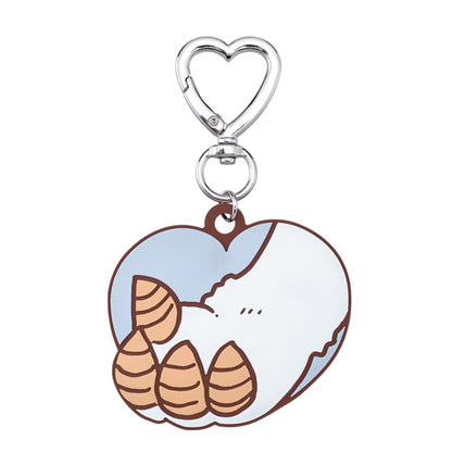 Chiikawa | Heart Rubber | Anoko (Paw) Keychain