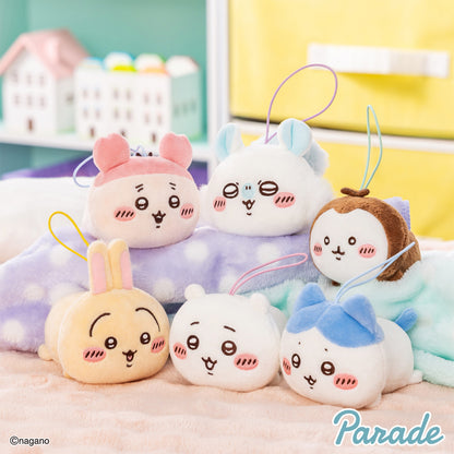 Chiikawa | Momonga liegender Schlüsselanhänger Mini-Plüsch