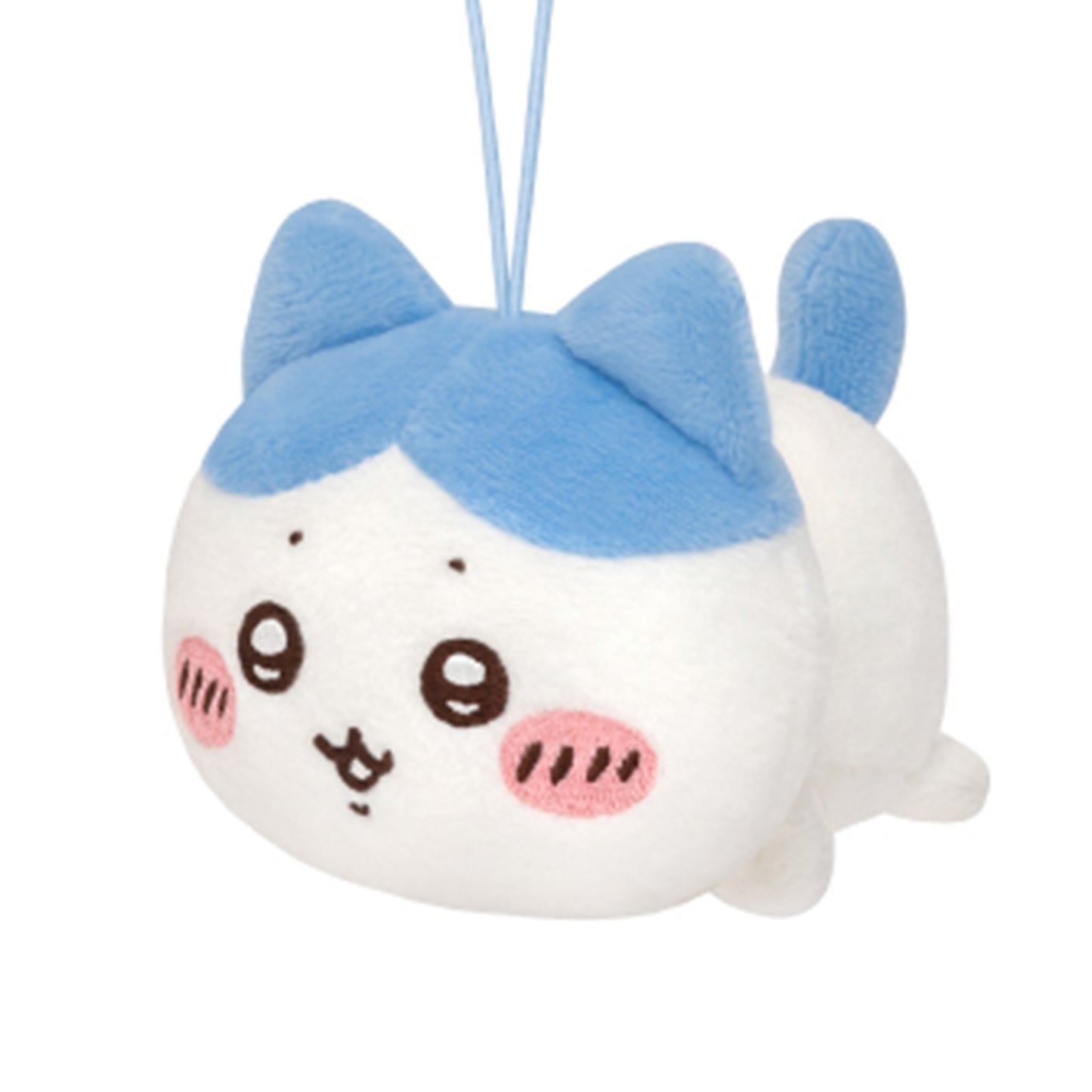 Chiikawa | Porte-clés mini-peluche Hachiware allongé