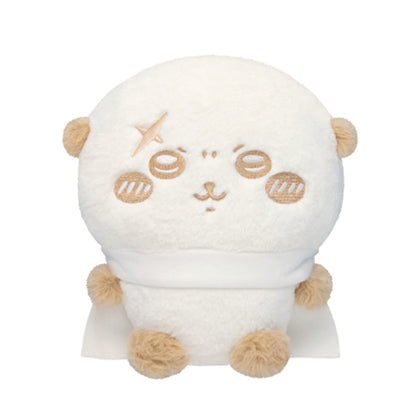 Chiikawa | Nui Palette : Couleur Lait | Peluche Douce et Moelleuse Rakko (petite)