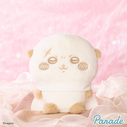 Chiikawa | Nui Palette : Couleur Lait | Peluche Douce et Moelleuse Rakko (petite)