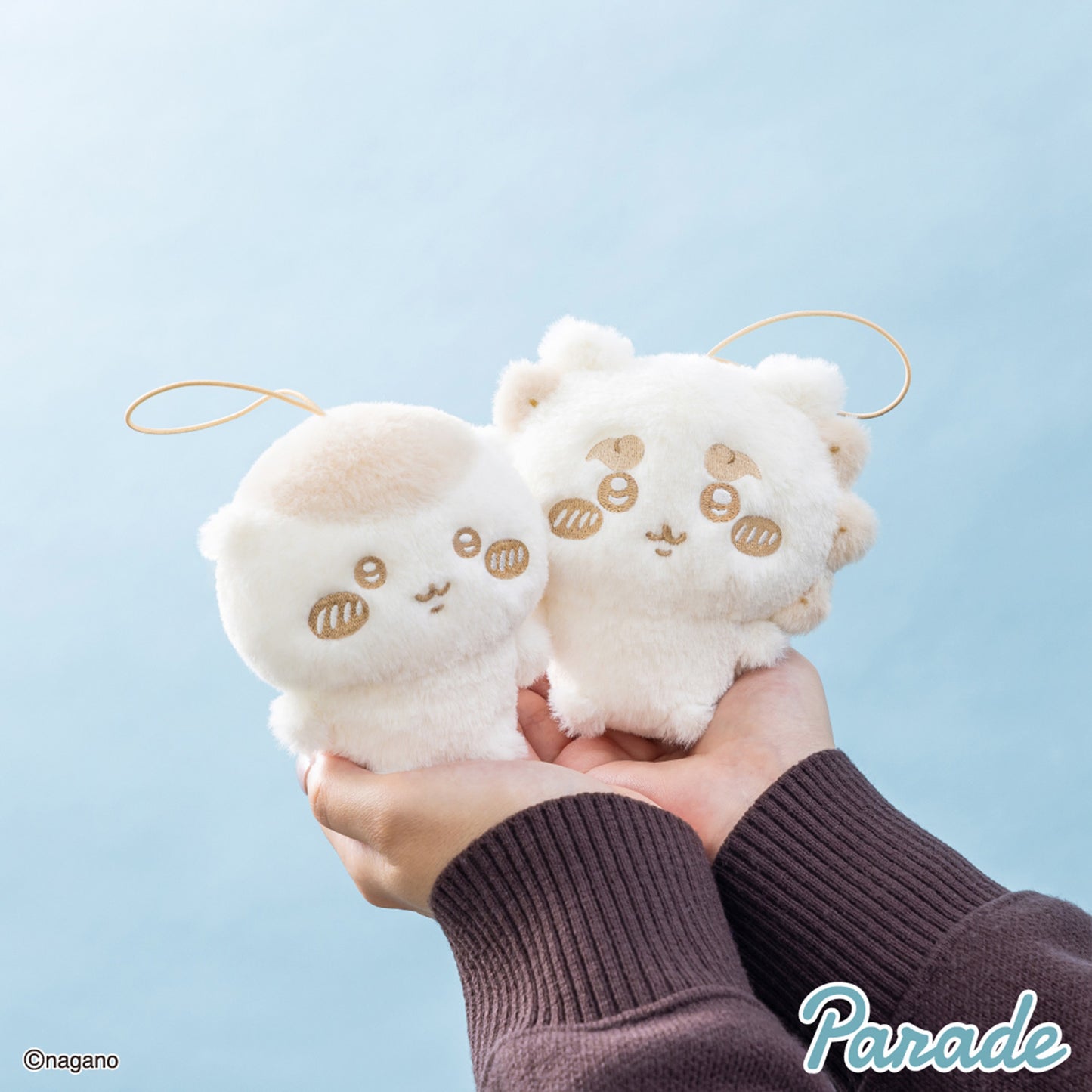 Chiikawa | Nui Palette: Milk Color | Kurimanjuu Soft Fluffy Keychain Mini Plush