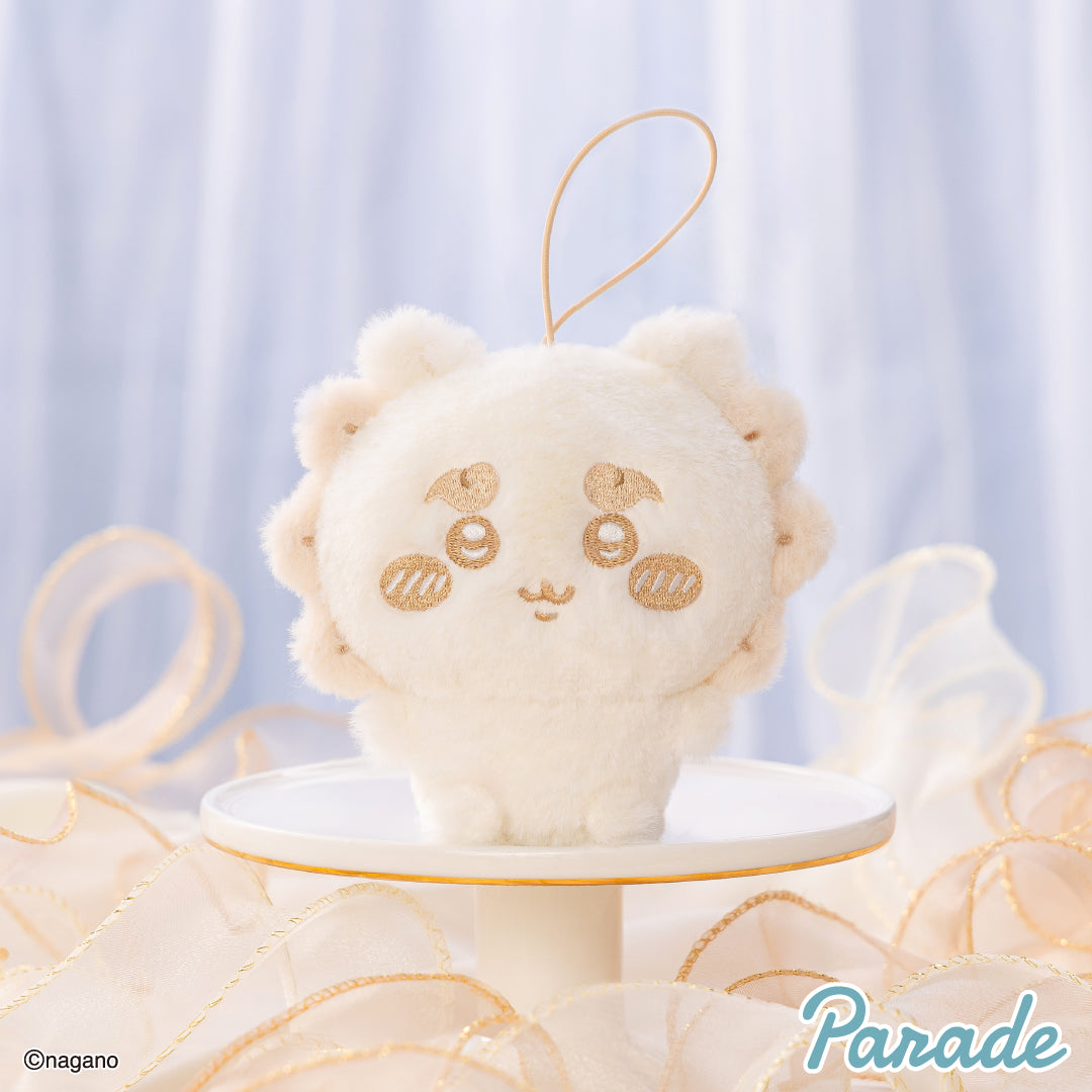 Chiikawa | Nui Palette : Couleur Lait | Porte-clés Mini Peluche Douce Shisa