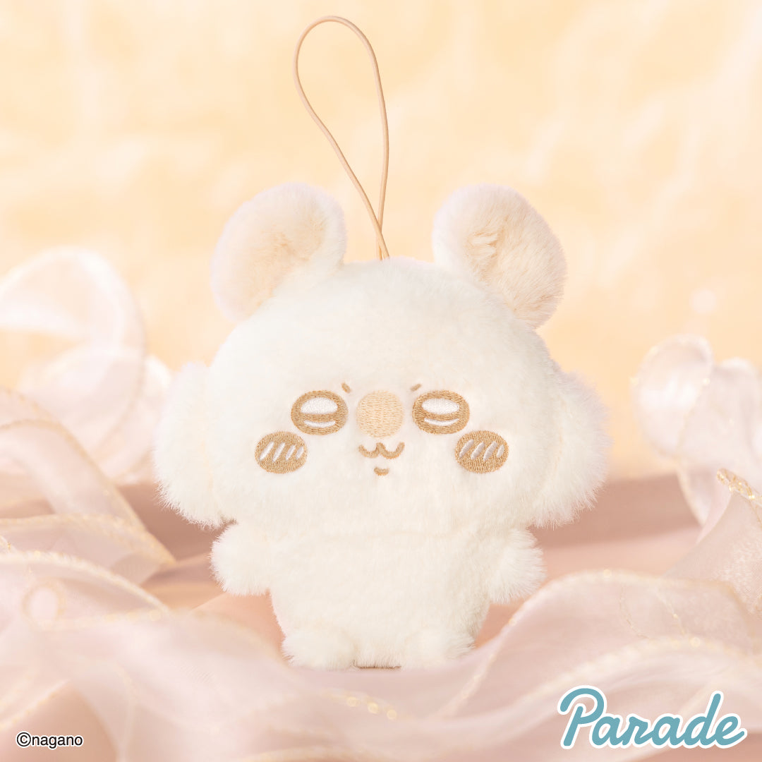 Chiikawa | Nui Palette: Milk Color | Momonga Soft Fluffy Keychain Mini Plush