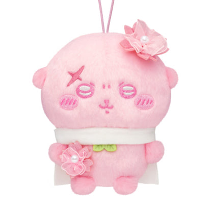 Chiikawa | Nui Palette: Sakura Cherry Blossom Color | Rakko Soft Fluffy Mascot Mini Plush