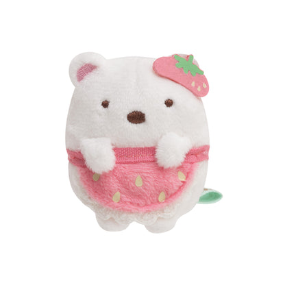 Sumikko Gurashi | Cafe Sumikko: Strawberry Fair | Shirokuma Tenori Mini Plush