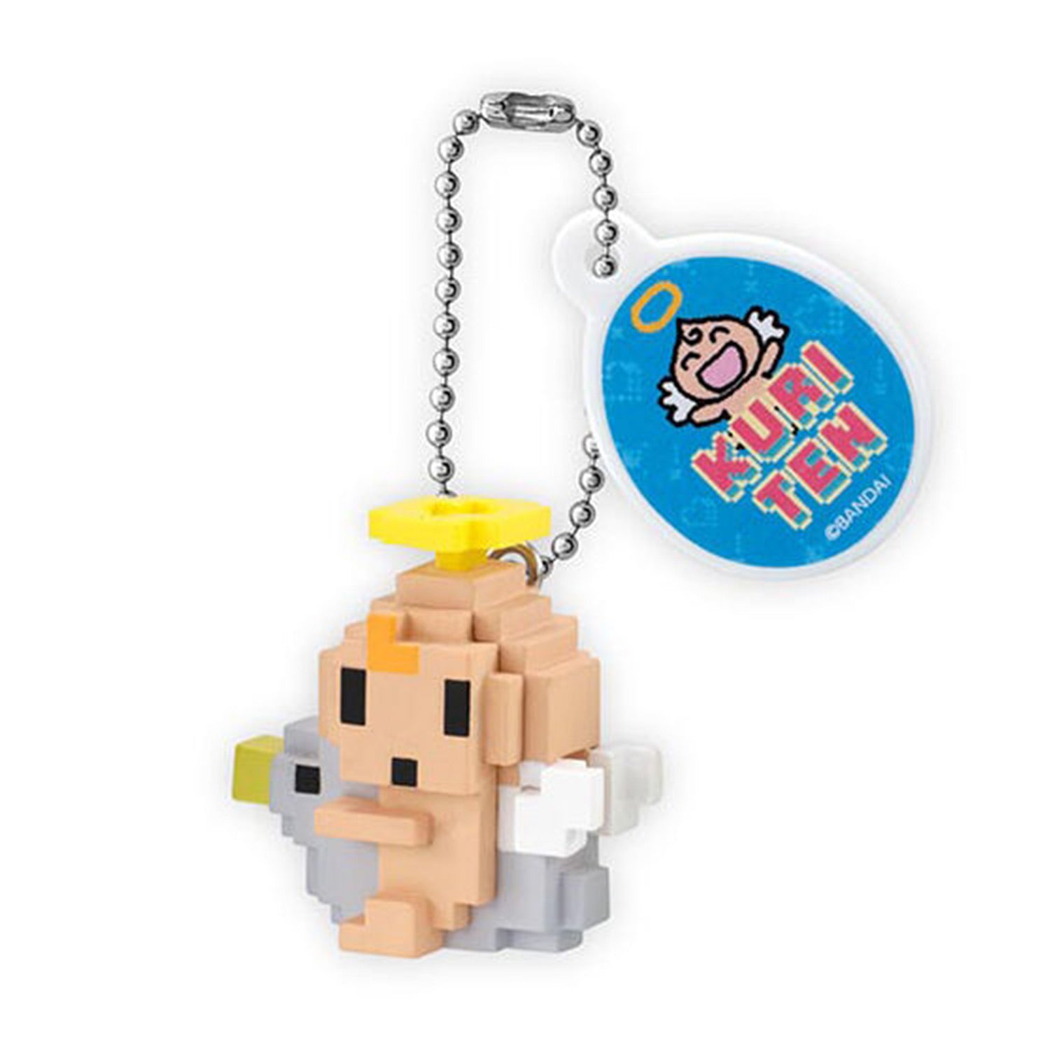 Tamagotchi | Pixelated Dot Charm | Kuriten Chestnut Angel Keychain