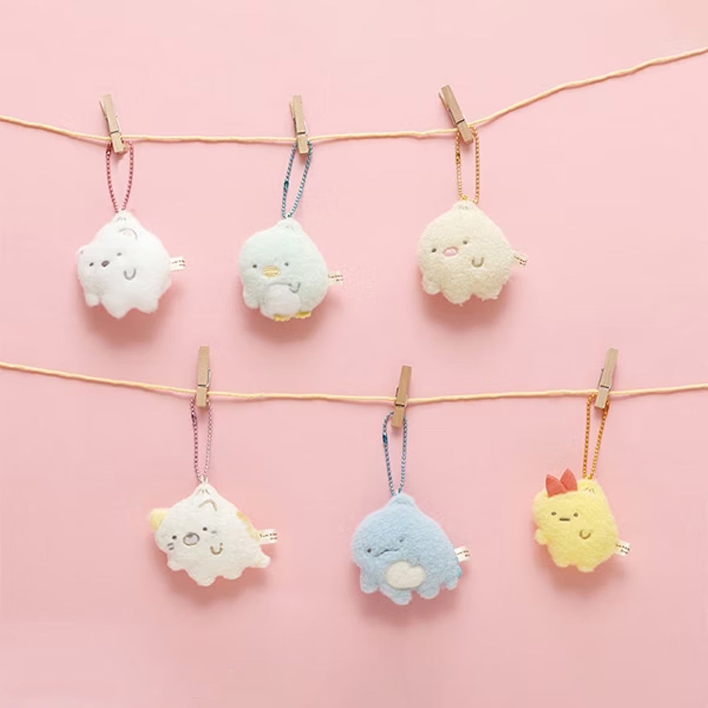 Sumikko Gurashi | Sumikko Drawing | Ebifurai no Shippo Keychain Mini Plush