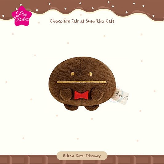 PRE-ORDER | Sumikko Gurashi | Chocolate Fair at Sumikko Cafe | Basic Coffee Bean Mame Master Tenori Mini Plush