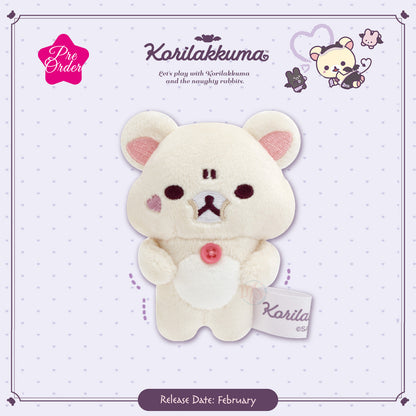 PRE-ORDER | Rilakkuma | Korilakkuma's Little Devil Mood | Korilakkuma Angry Tenori Mini Plush