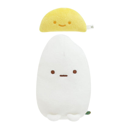 Sumikko Gurashi | Food Kingdom | Rice Grain (Pickled Radish) Mochi Mini Plush