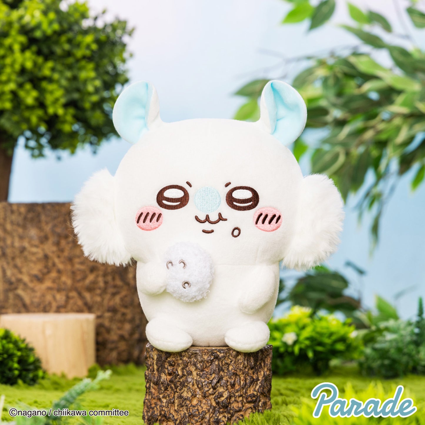Chiikawa | Food Series | Momonga (Rice Ball) Small Plush
