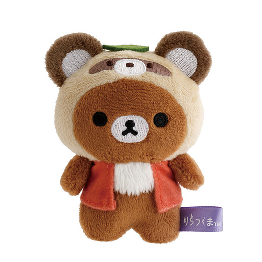 PRE-ORDER | Rilakkuma | Ghost Halloween | Chairoikoguma (Raccoon Dog) Tenori Mini Plush