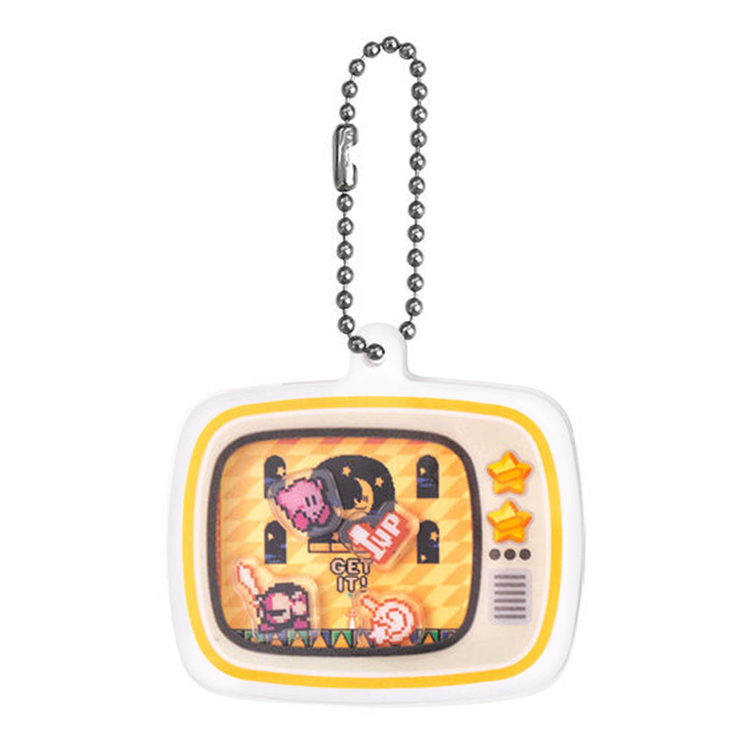 Kirby | Shaka Shaka Acrylic Charm | Orange Ocean Keychain Figure