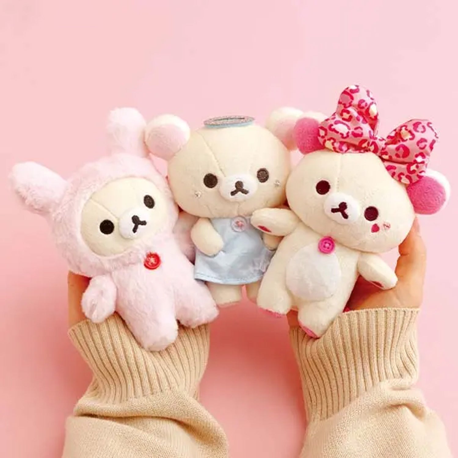 Rilakkuma | Korilakkuma Lots | Blue Angel Keychain Small Plush