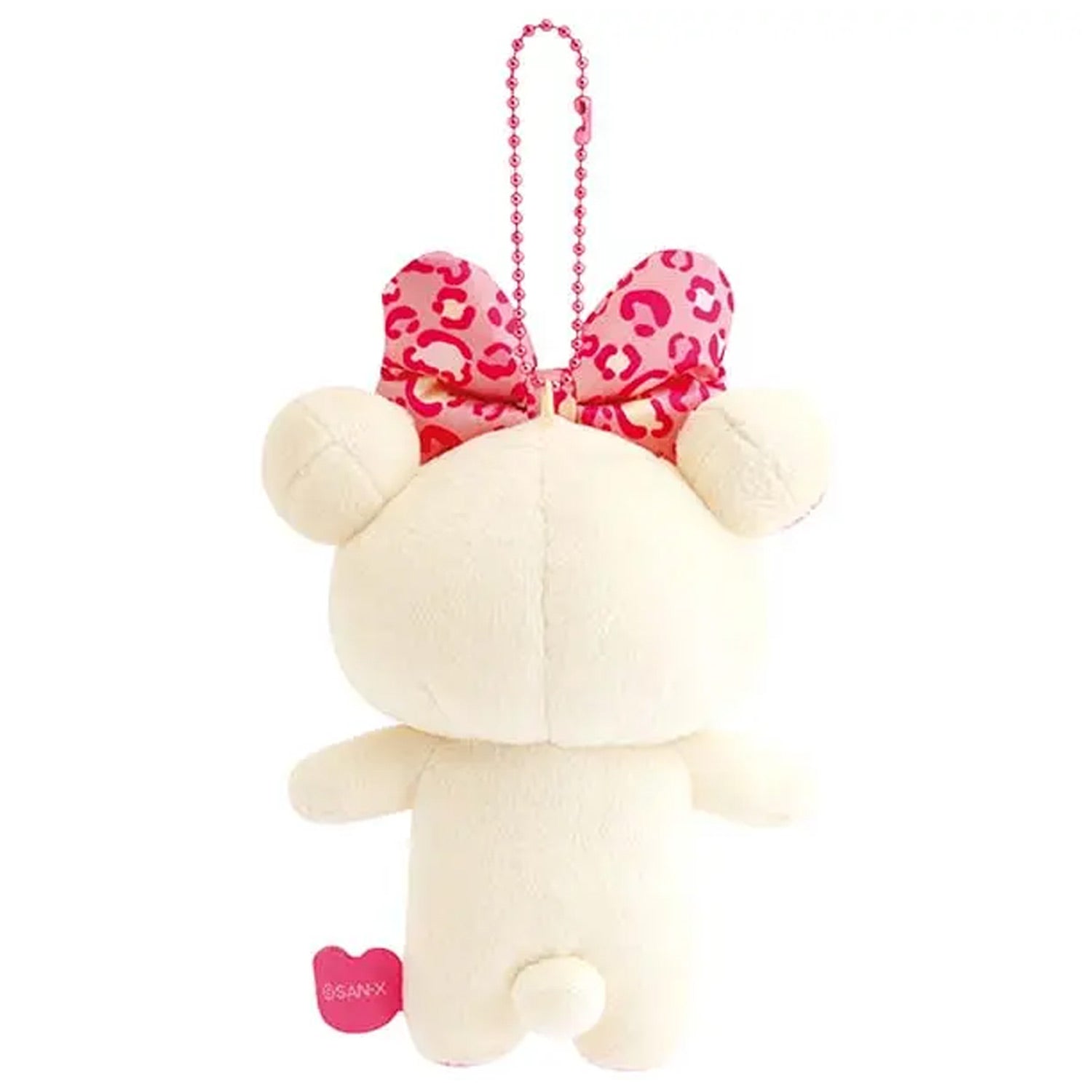 Rilakkuma | Korilakkuma Lots | Pink Leopard Bow Keychain Small