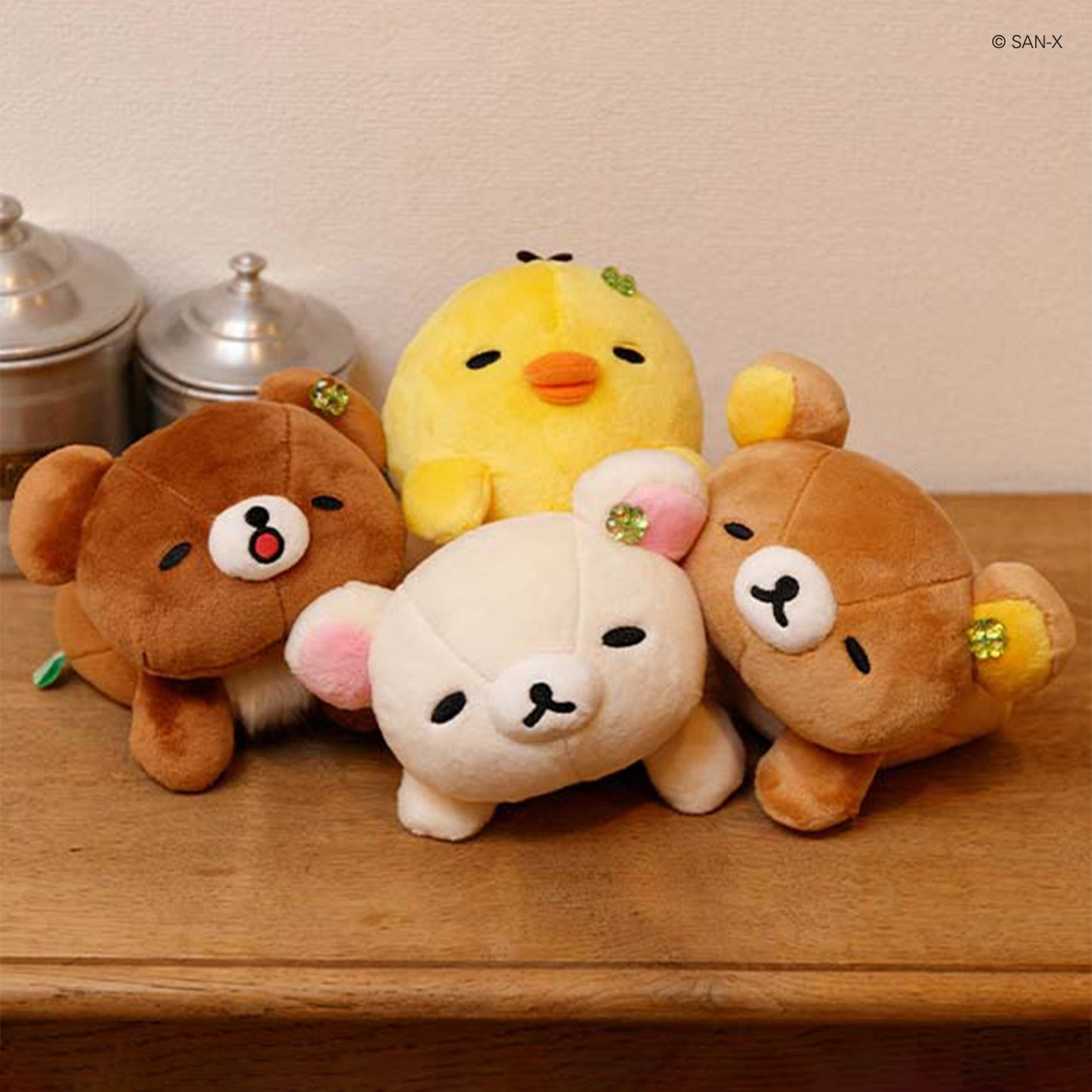 Rilakkuma | Kumakyun Day | Rilakkuma Stretching Mochi Beanie Small Plush