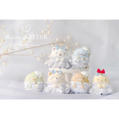 Sumikko Gurashi | Maison de Fleur 3 | Ebifurai no Shippo Keychain Tenori Mini Plush | Limited Edition