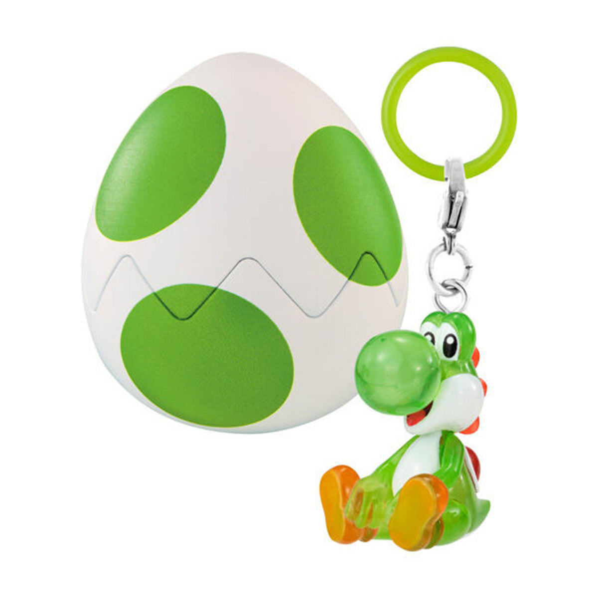 Super Mario | Mejirushi Personal Marker: Yoshi Collection | Green Keychain Figure