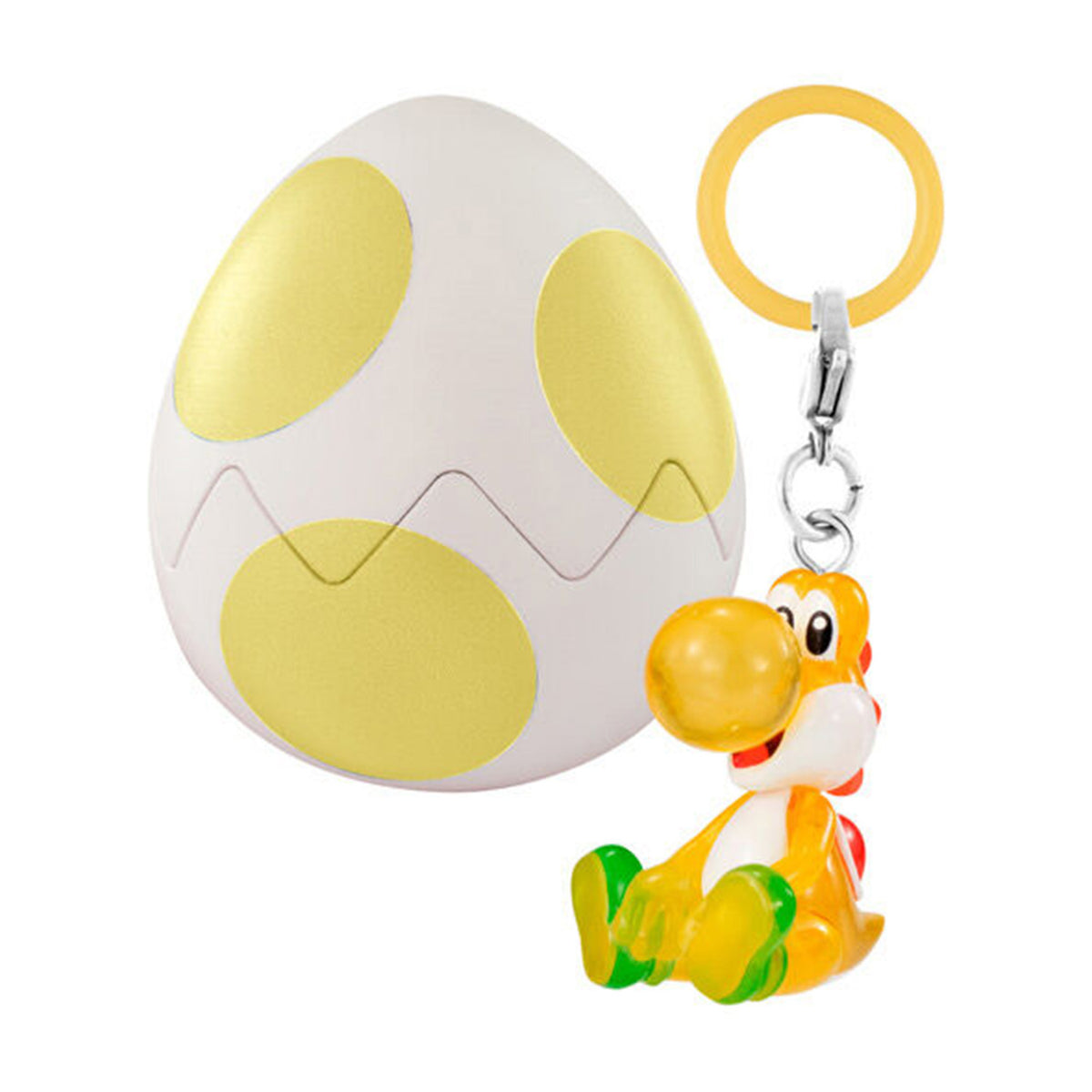 Super Mario | Mejirushi Personal Marker: Yoshi Collection | Yellow Keychain Figure
