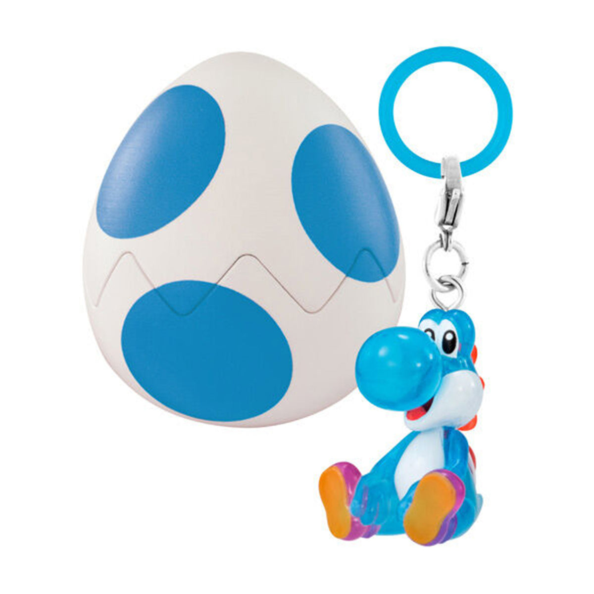 Super Mario | Mejirushi Personal Marker: Yoshi Collection | Light Blue Keychain Figure