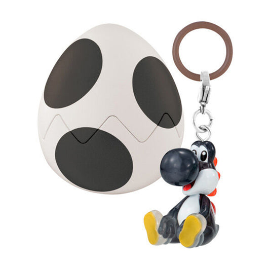 Super Mario | Mejirushi Personal Marker: Yoshi Collection | Black Keychain Figure