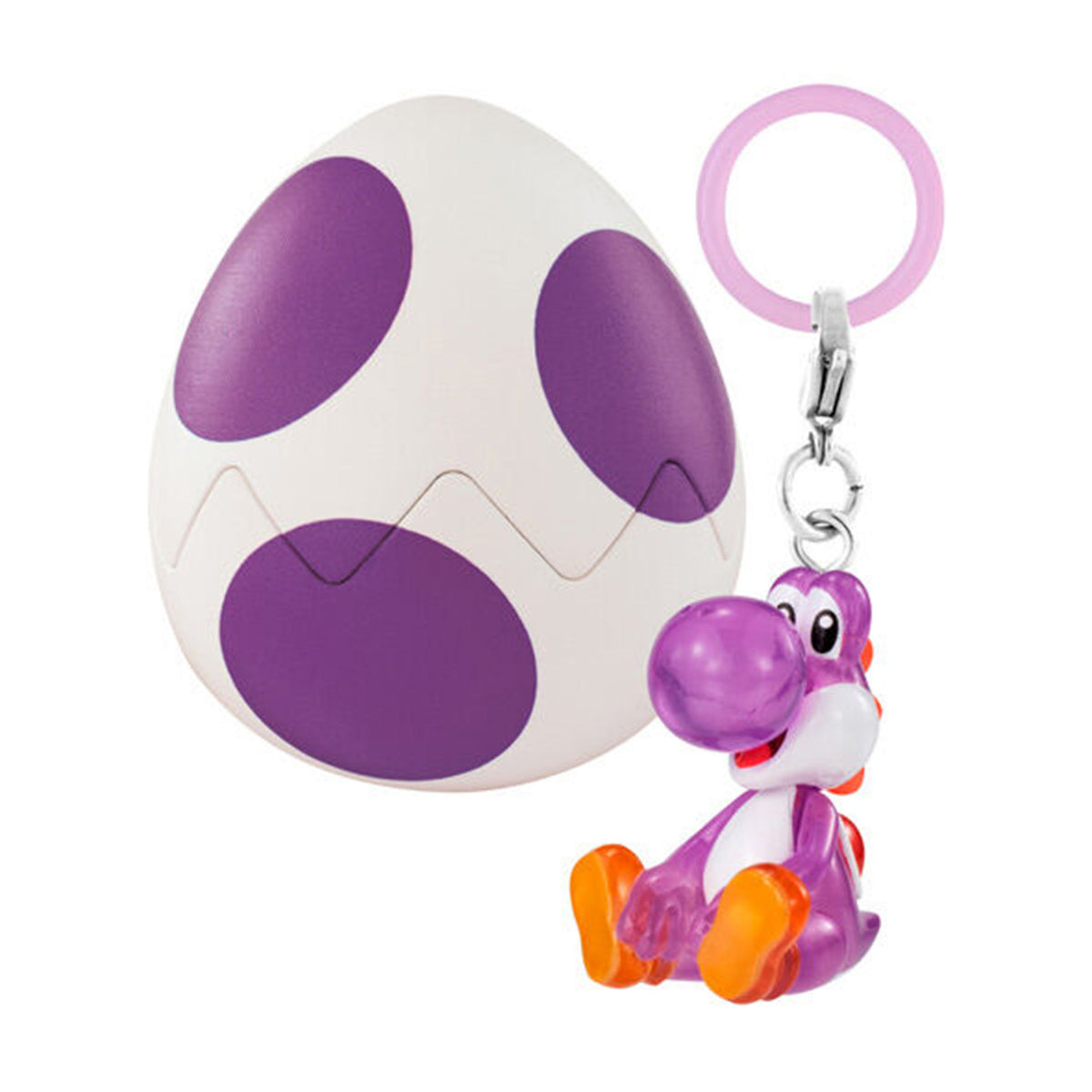 Super Mario | Mejirushi Personal Marker: Yoshi Collection | Purple Keychain Figure