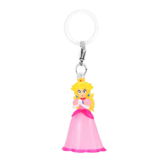 Super Mario | Mejirushi Personal Marker 2 | Peach Keychain Figure