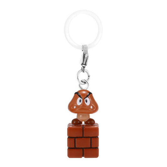 Super Mario | Mejirushi Personal Marker 2 | Goomba Keychain Figure