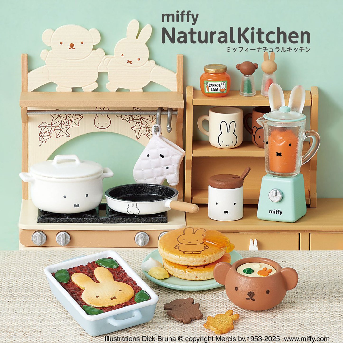 Miffy | Re-ment | Natural Kitchen | Stew Pot Scenery Figure Set