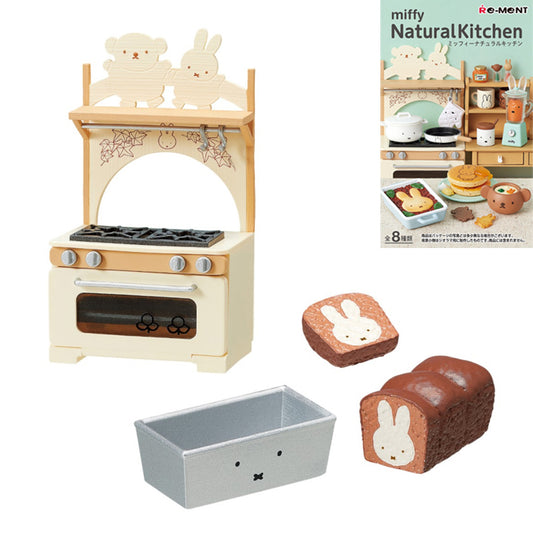Miffy | Re-ment | Natural Kitchen | Ofen-Szenerie-Figurenset