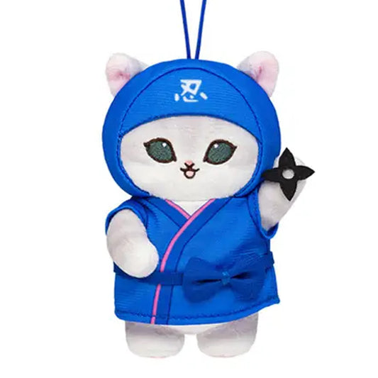 Mofusand | Ninja Series | Navy (Shuriken) Keychain Mini Plush