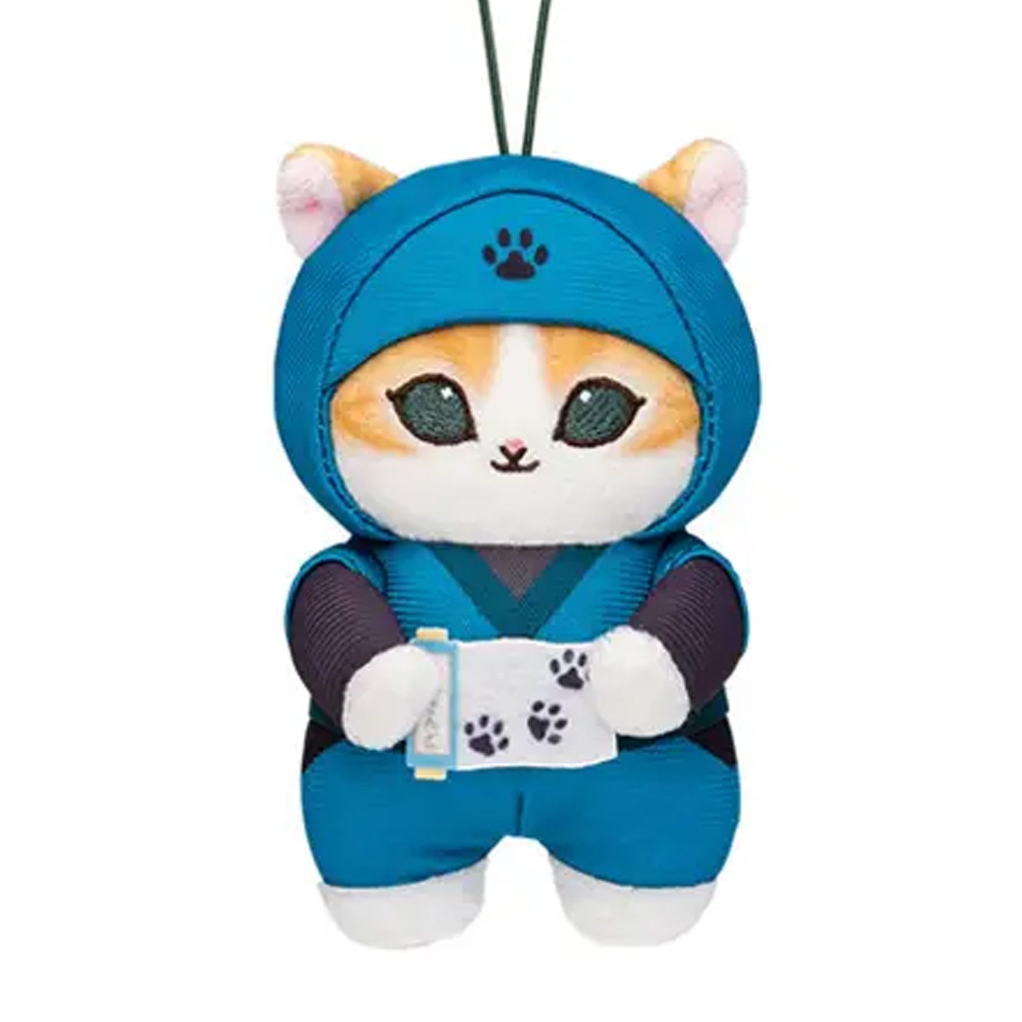 Mofusand | Ninja Series | Blue (Scroll) Keychain Mini Plush