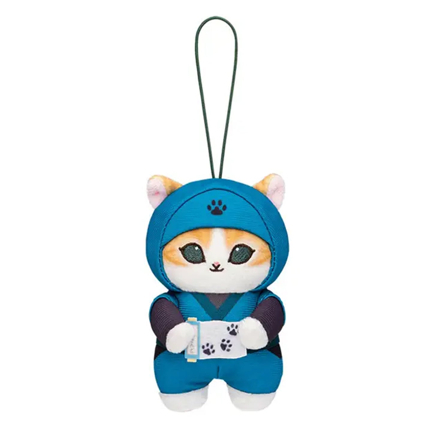 Mofusand | Ninja Series | Blue (Scroll) Keychain Mini Plush