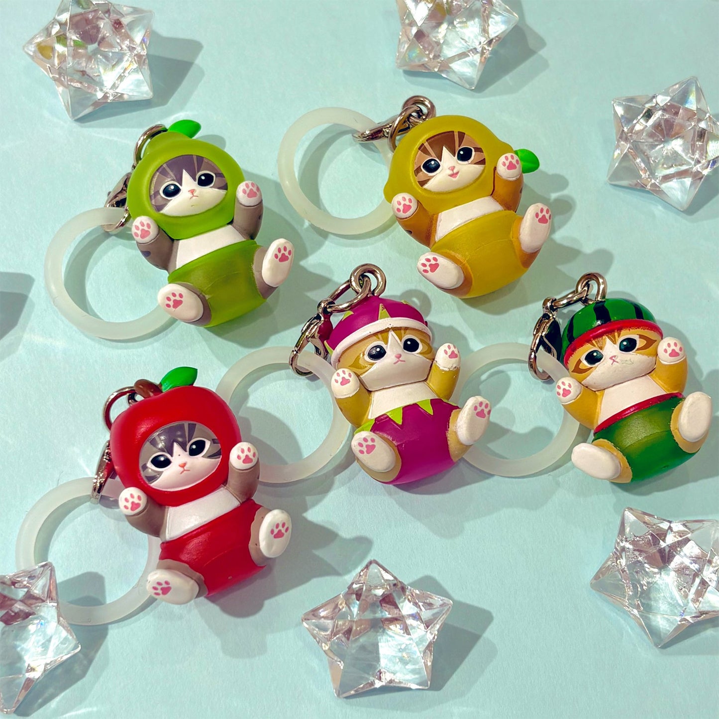 Mofusand | Mejirushi Personal Marker 3: Fruit | Lemon Keychain Mini Figure