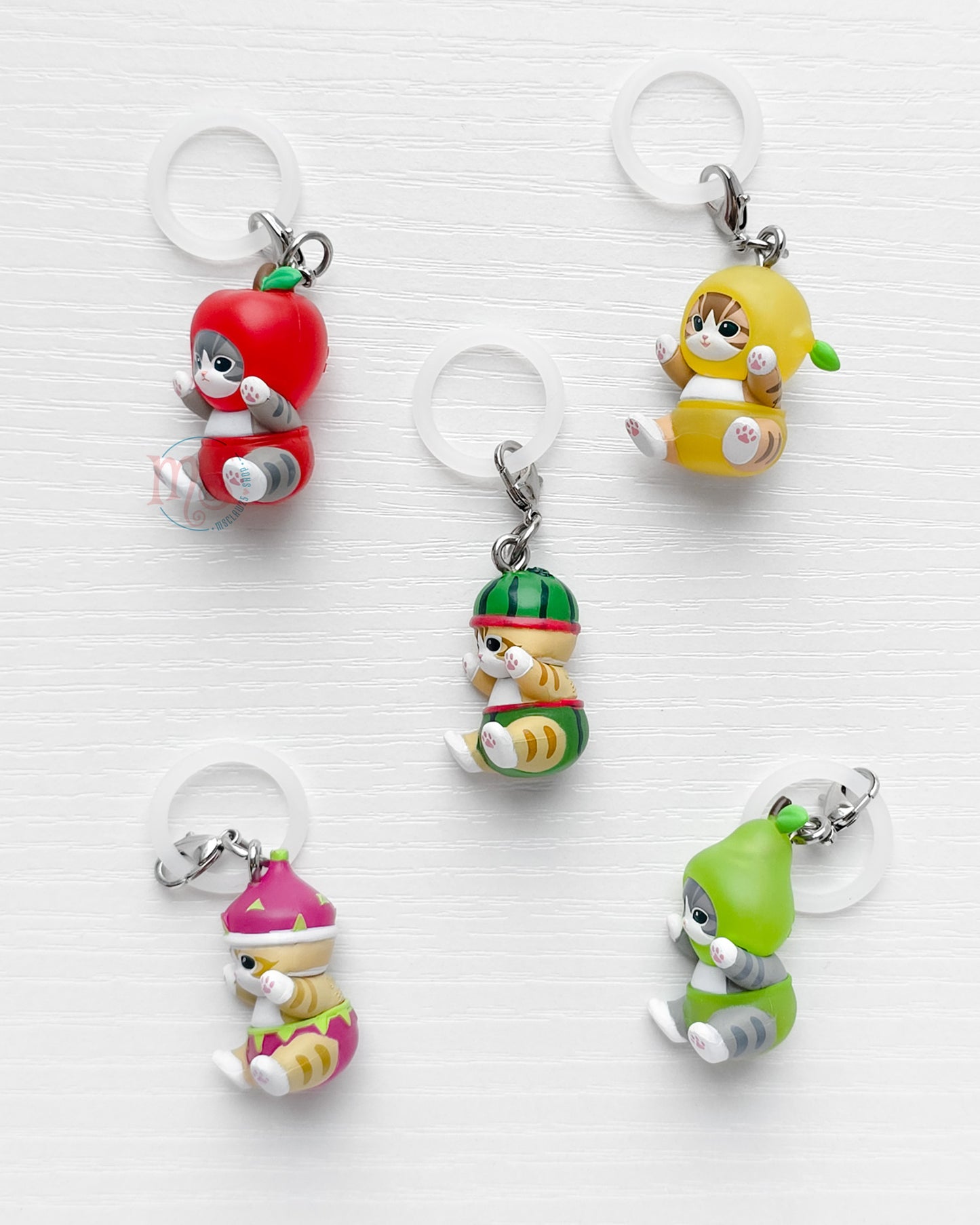 Mofusand | Mejirushi Personal Marker 3: Fruit | Pear Keychain Figure