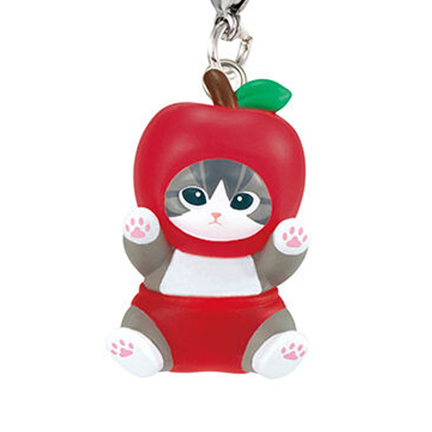 Mofusand | Mejirushi Personal Marker 3: Fruit | Apple Keychain