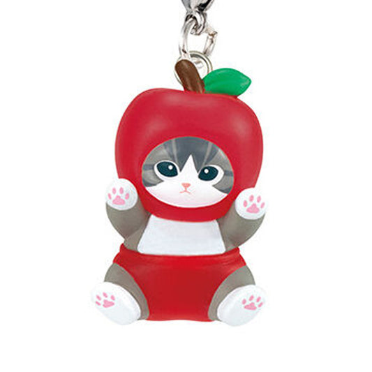 Mofusand | Mejirushi Personal Marker 3: Fruit | Apple Keychain Mini Figure