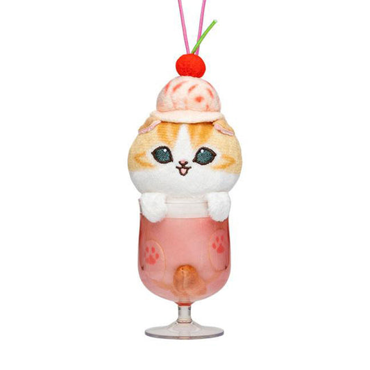 Mofusand | Cream Soda | Orange Cat (Red Soda) Mascot Mini Plush