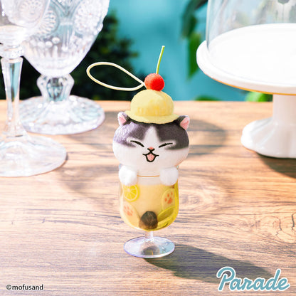 Mofusand | Cream Soda | Cream Cat (Green Soda) Mascot Mini Plush