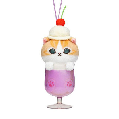 Mofusand | Cream Soda | Orange Cat (Purple Soda) Mascot Mini Plush