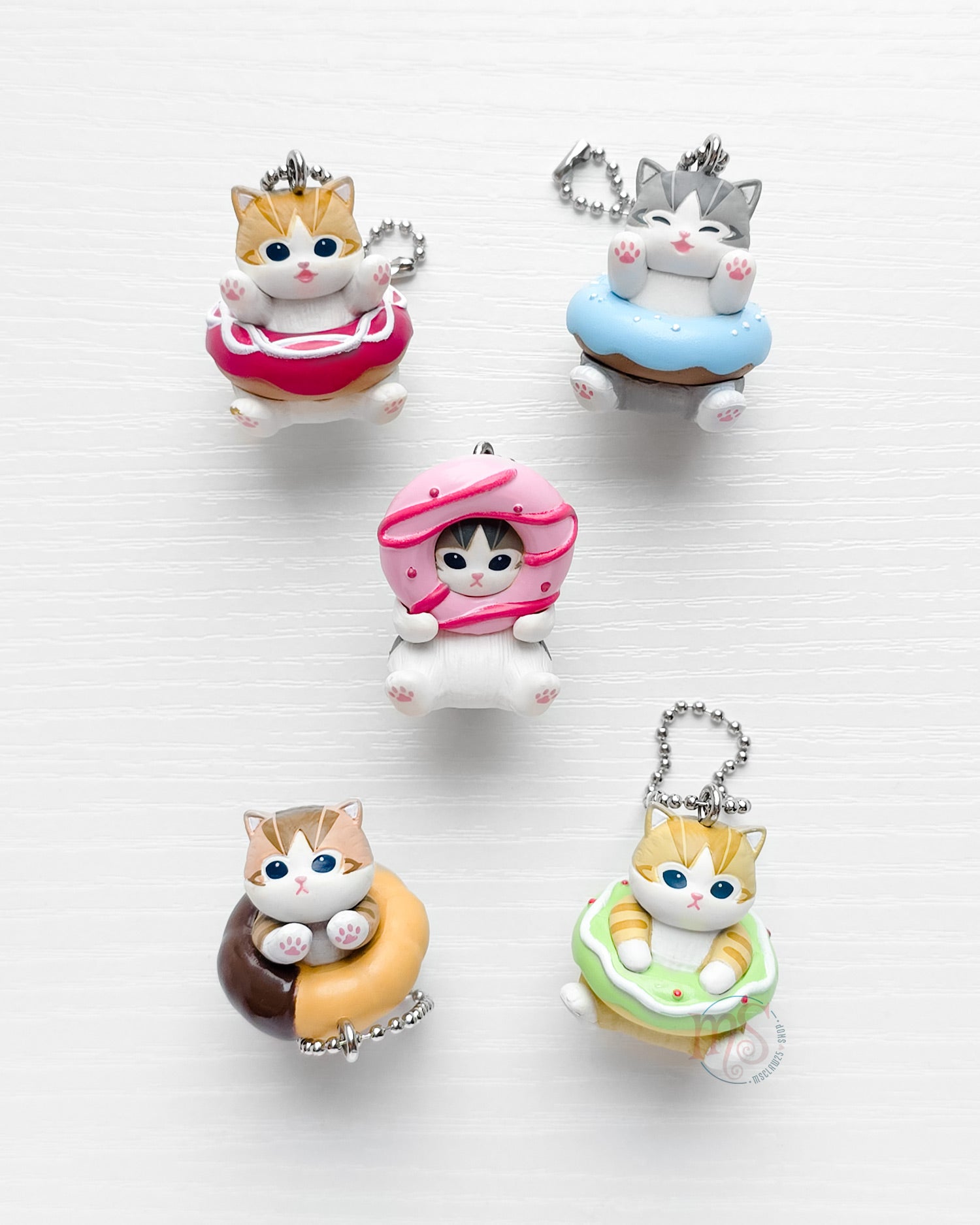 Mofusand | Donut Cat | Pink Keychain Figure – MSClaw25