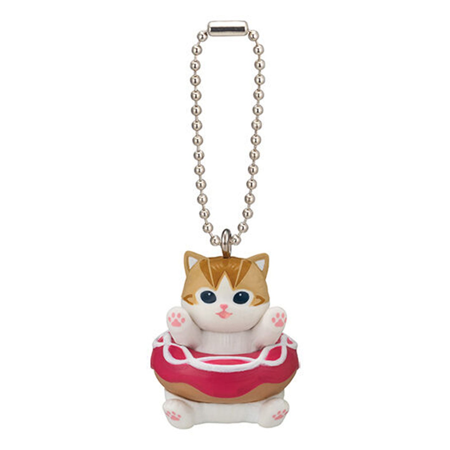 Mofusand | Donut Cat | Red Keychain Mini Figure