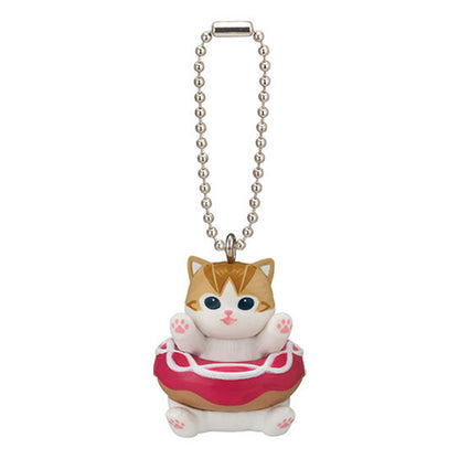 Mofusand | Donut Cat | Red Keychain Mini Figure