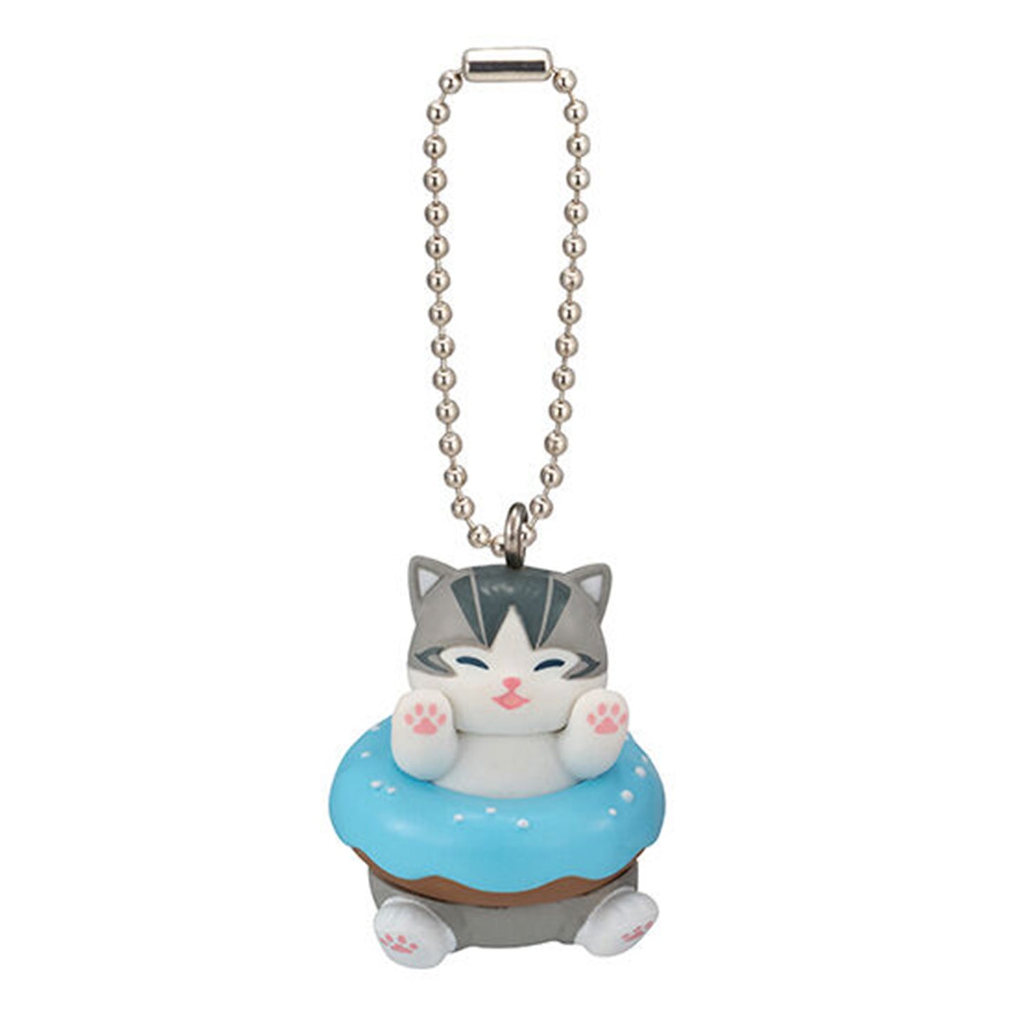 Mofusand | Donut Cat | Blue Keychain Mini Figure