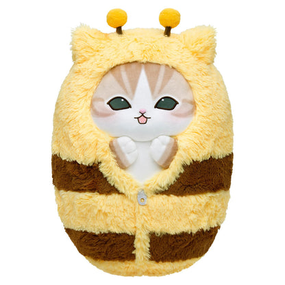 PRE-ORDER | Mofusand | Full of Hachinyan Bee Lottery | Hachiware Cat (Swaddle) Super Big Plush | Ichiban Kuji