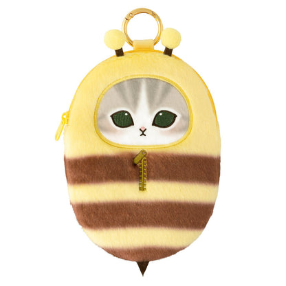 PRE-ORDER | Mofusand | Full of Hachinyan Bee Lottery | Hachiware Cat (Swaddle) Plush Pouch | Ichiban Kuji